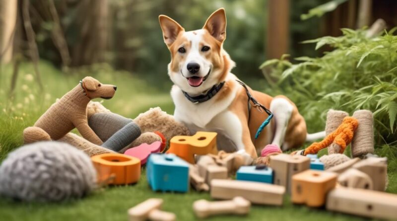 eco friendly dog toys and accessories