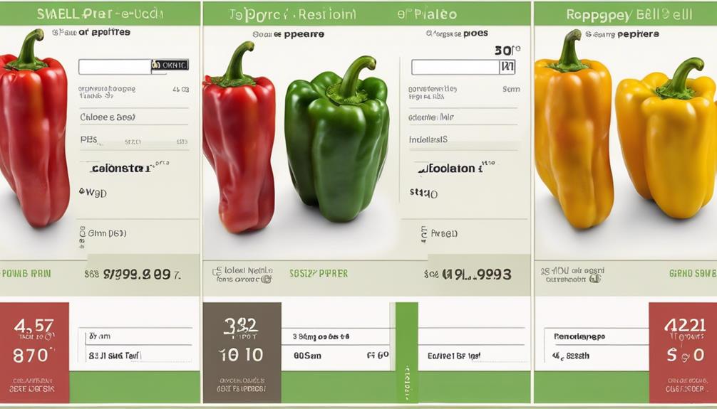 organic vs conventional peppers