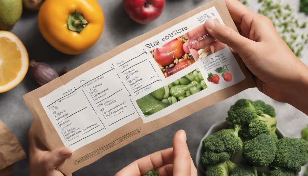 analyzing organic product labels